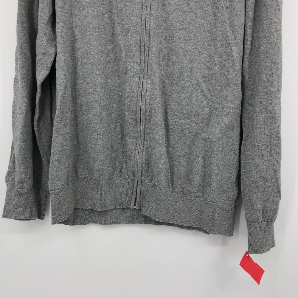 Dressman Grey Zip-Up Basic Jacket | Versatile For… - image 4